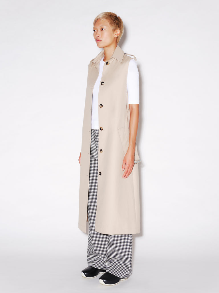 DOUBLE LAYER TRENCH COAT