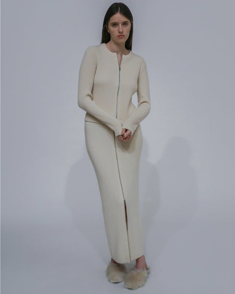 ZIP UP CARDIGAN – Rosetta Getty