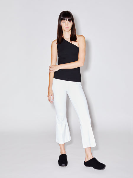 Pull On Cropped Leather Flare – Rosetta Getty