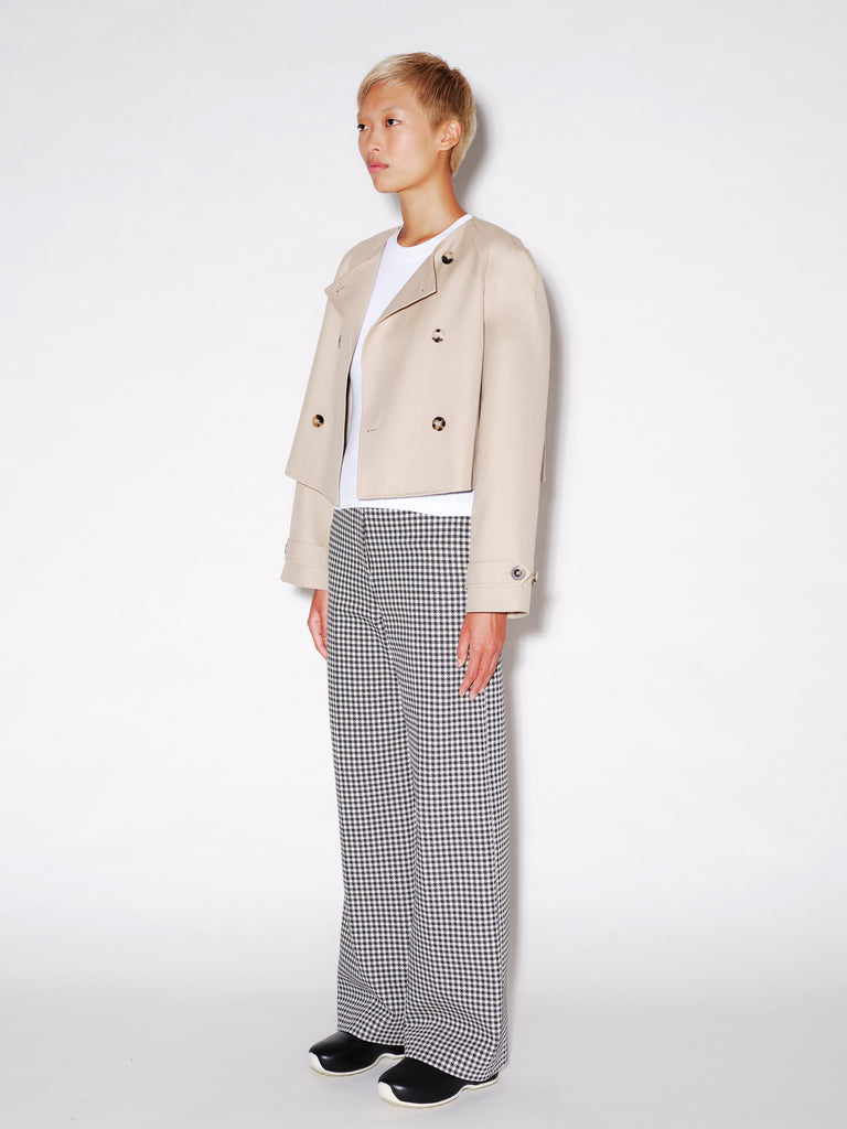 DOUBLE LAYER TRENCH COAT