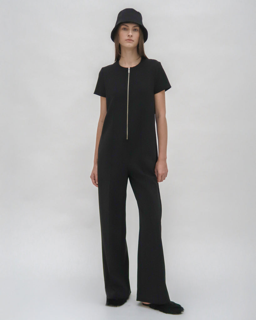 ZIP FRONT JUMPSUIT - TECHNICAL CADY