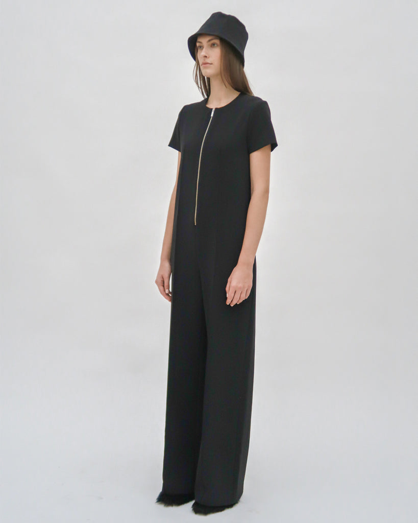 ZIP FRONT JUMPSUIT - TECHNICAL CADY