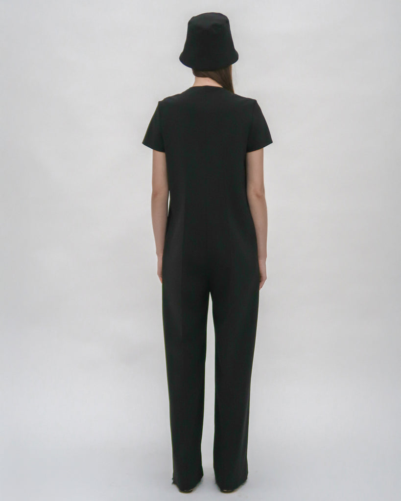 ZIP FRONT JUMPSUIT - TECHNICAL CADY