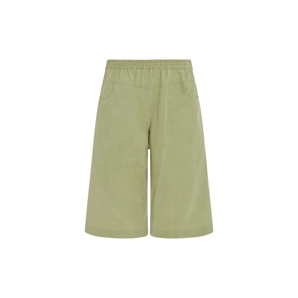 YOKE BERMUDA SHORT - FLUID POPLIN