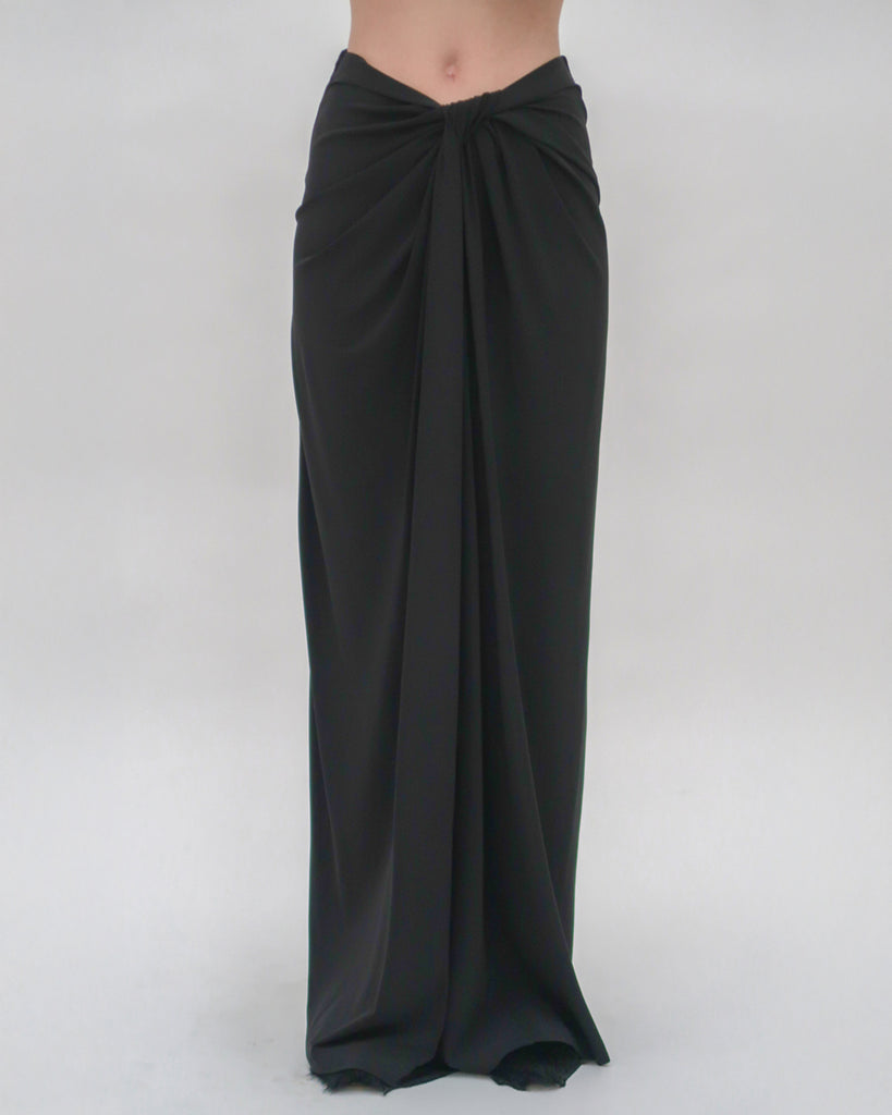 STRAPLESS TWIST FRONT DRESS