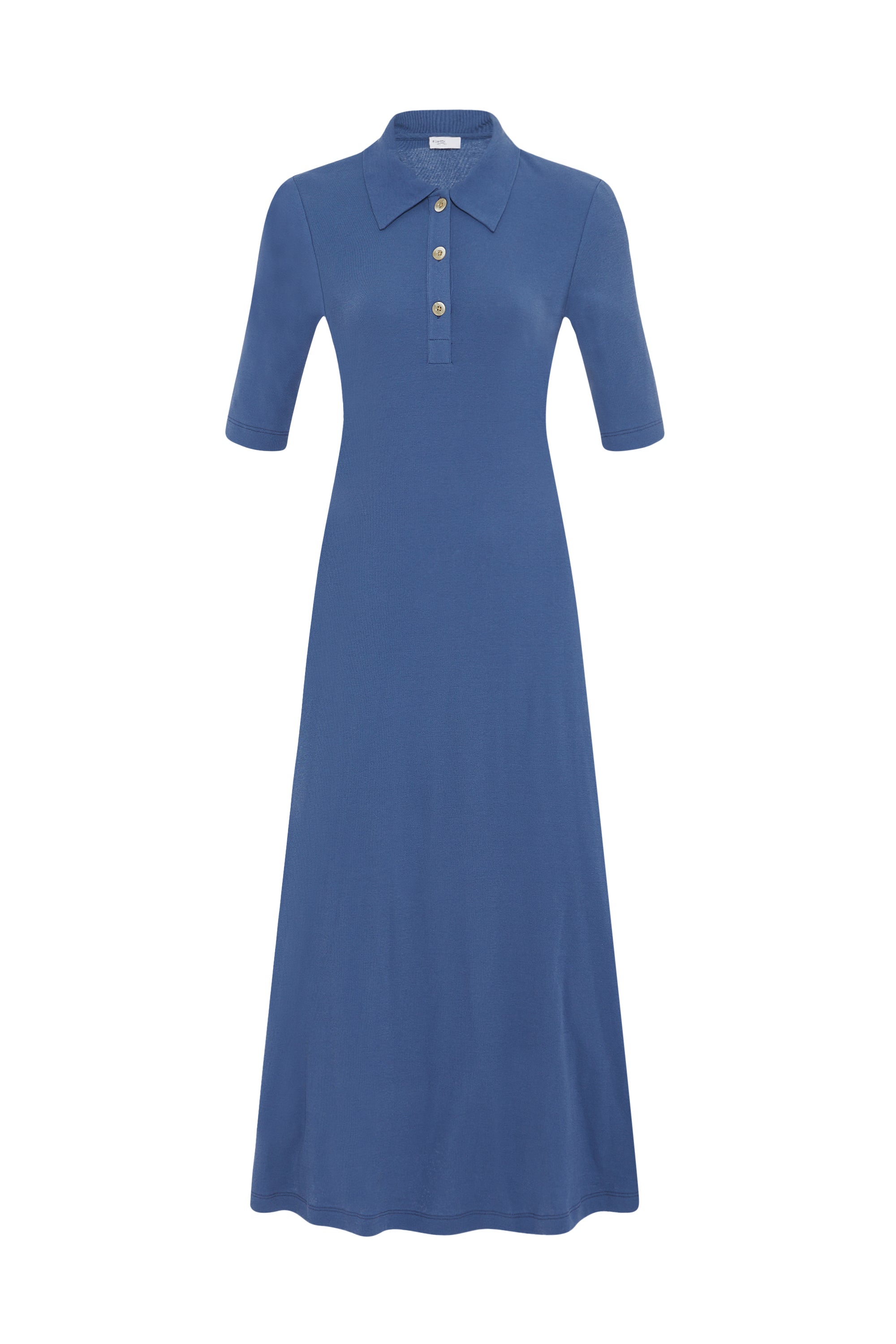 Scalloped Polo Dress / Sサイズ　Baby Blue SLEEVELESS SIGNATURE STRIPE POLO DRESS– U.S. Polo Assn.