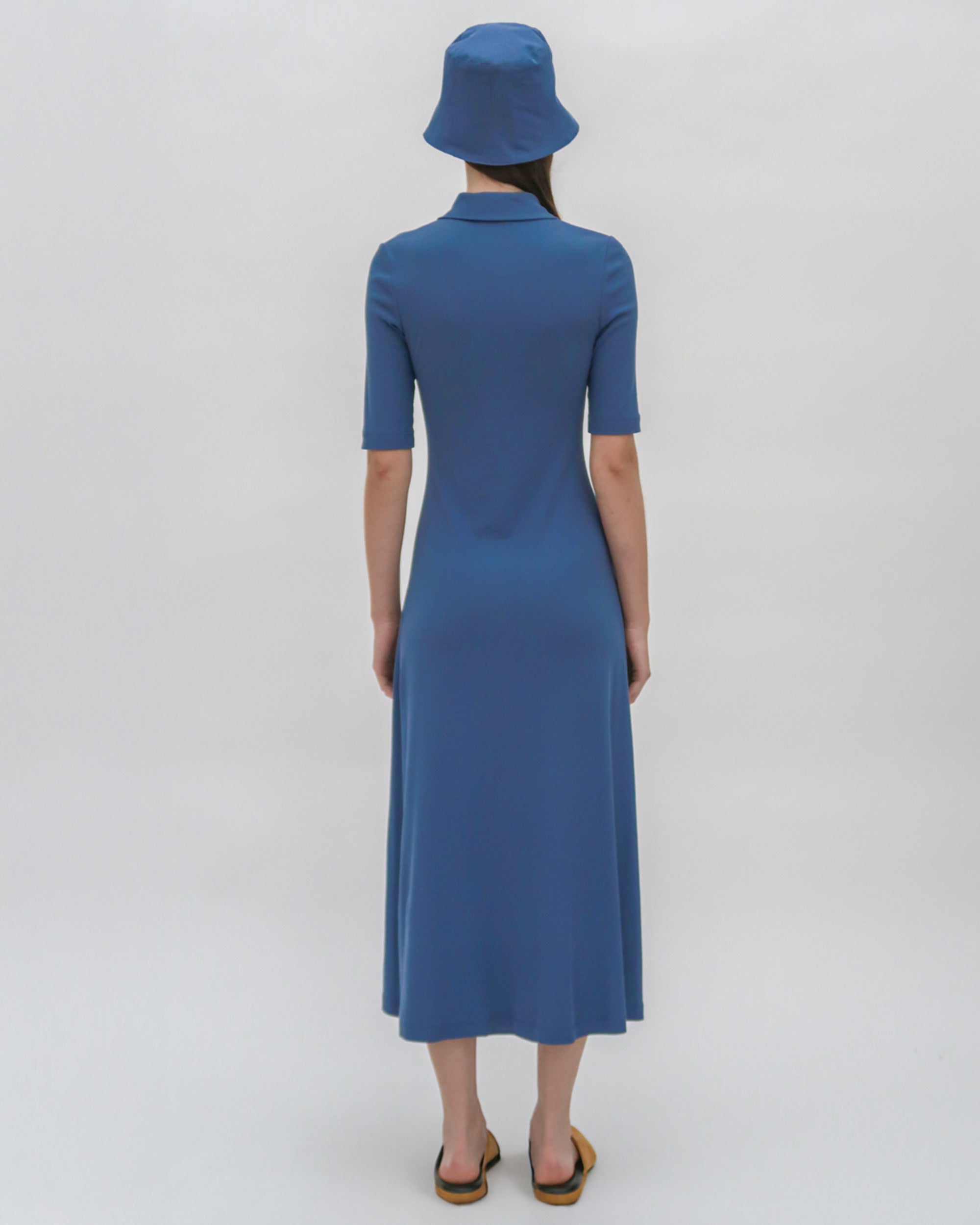 Rosetta Getty | Polo Dress | L | Blue Rosetta Getty | Polo Dress | L | Blue