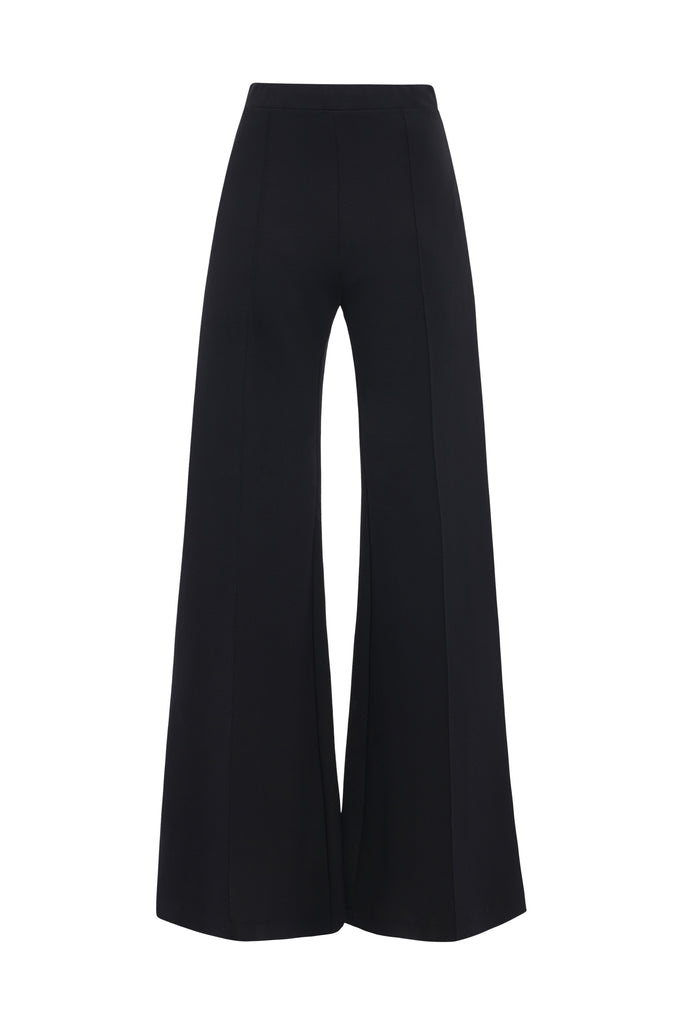 PINTUCK WIDE FLARE PANT