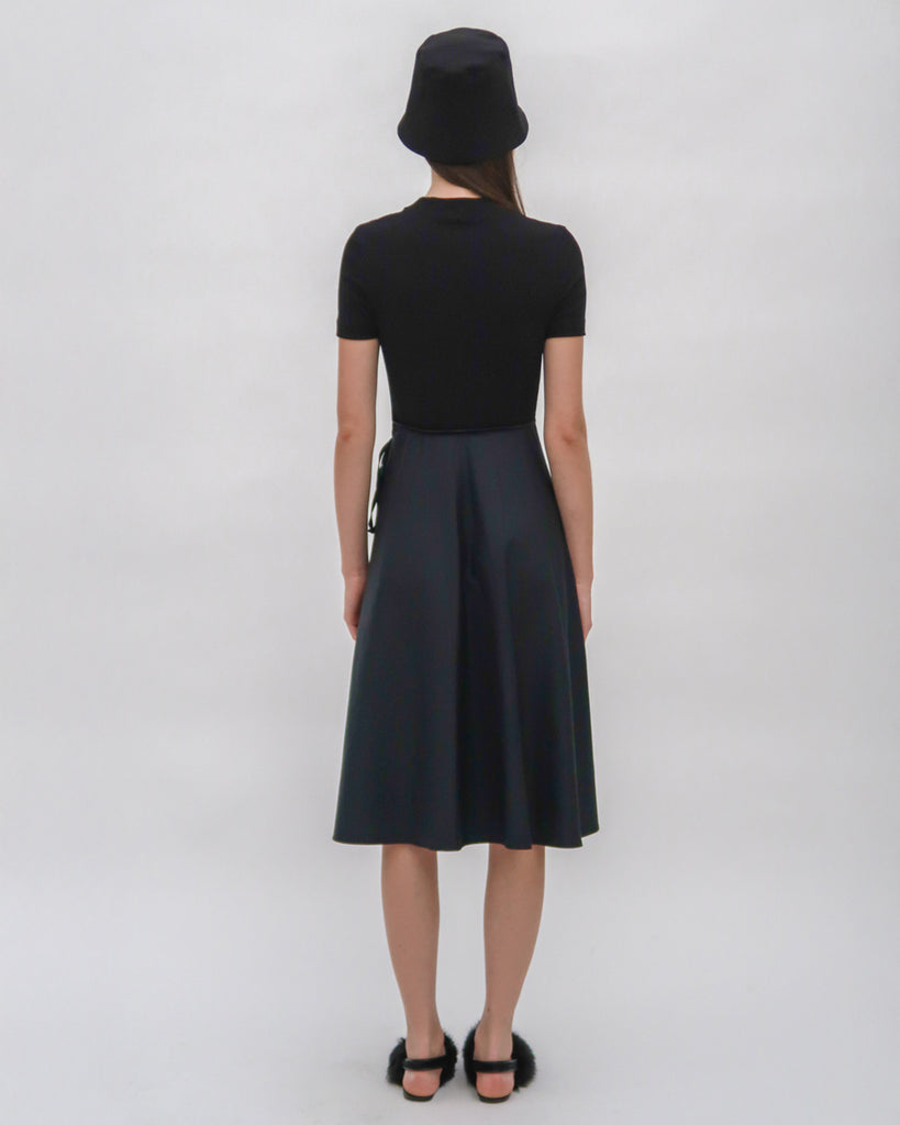 women mercerized cotton short sleeve long t dress Women's U AIRism Cotton Short-Sleeve Long Flare Dress