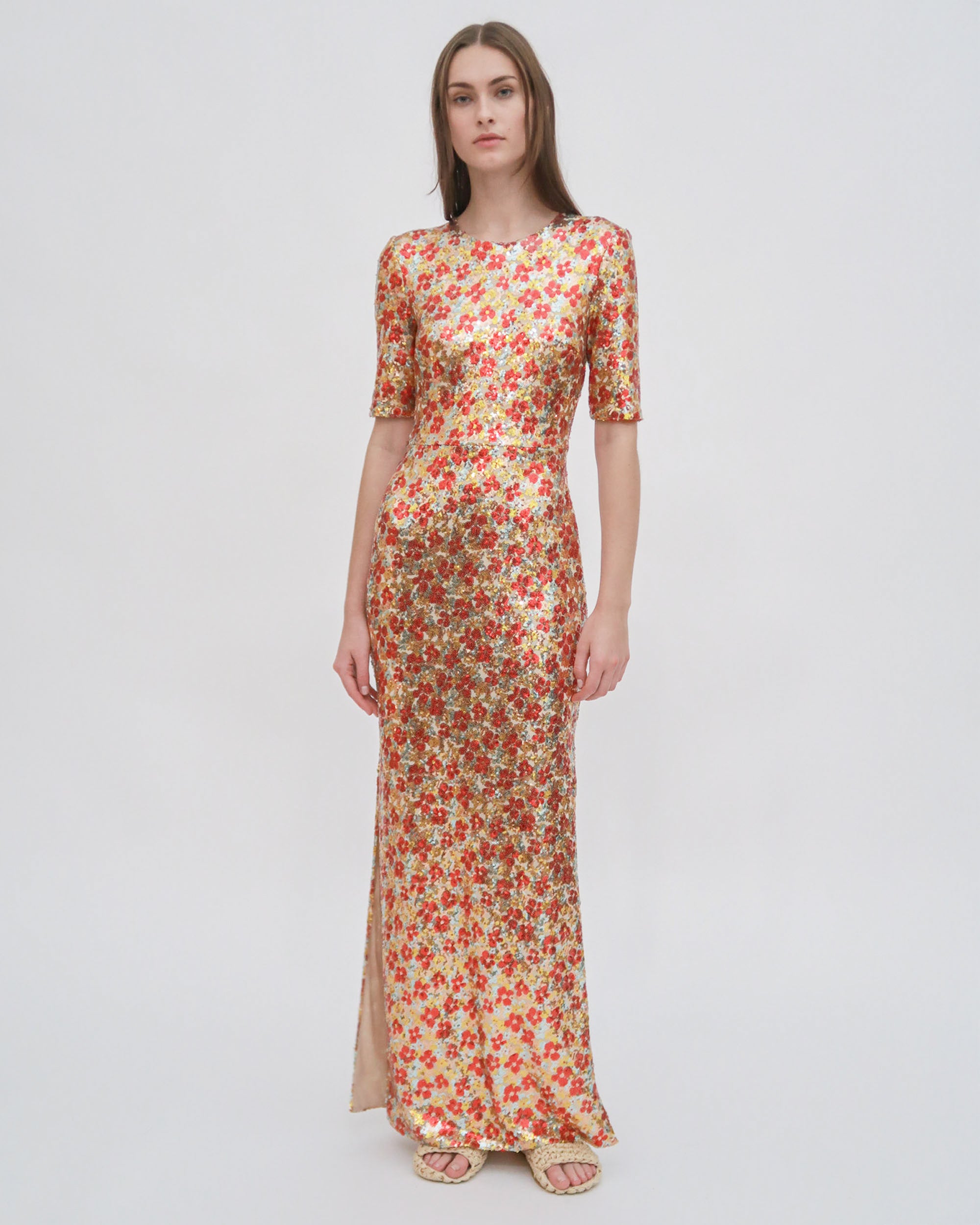 SHORT SLEEVE T-SHIRT GOWN Rosetta Getty SHORT SLEEVE T-SHIRT GOWN Rosetta Getty