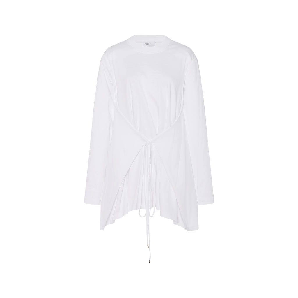 APRON CUTOUT T-SHIRT TOP