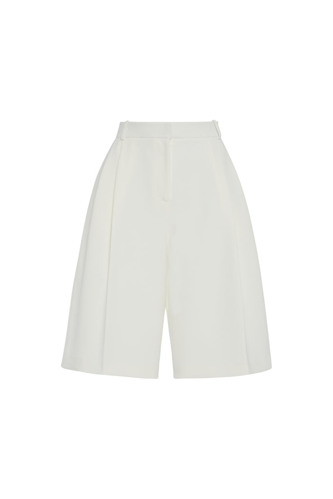 WIDE PLEAT FRONT SHORTS - TECH CADY