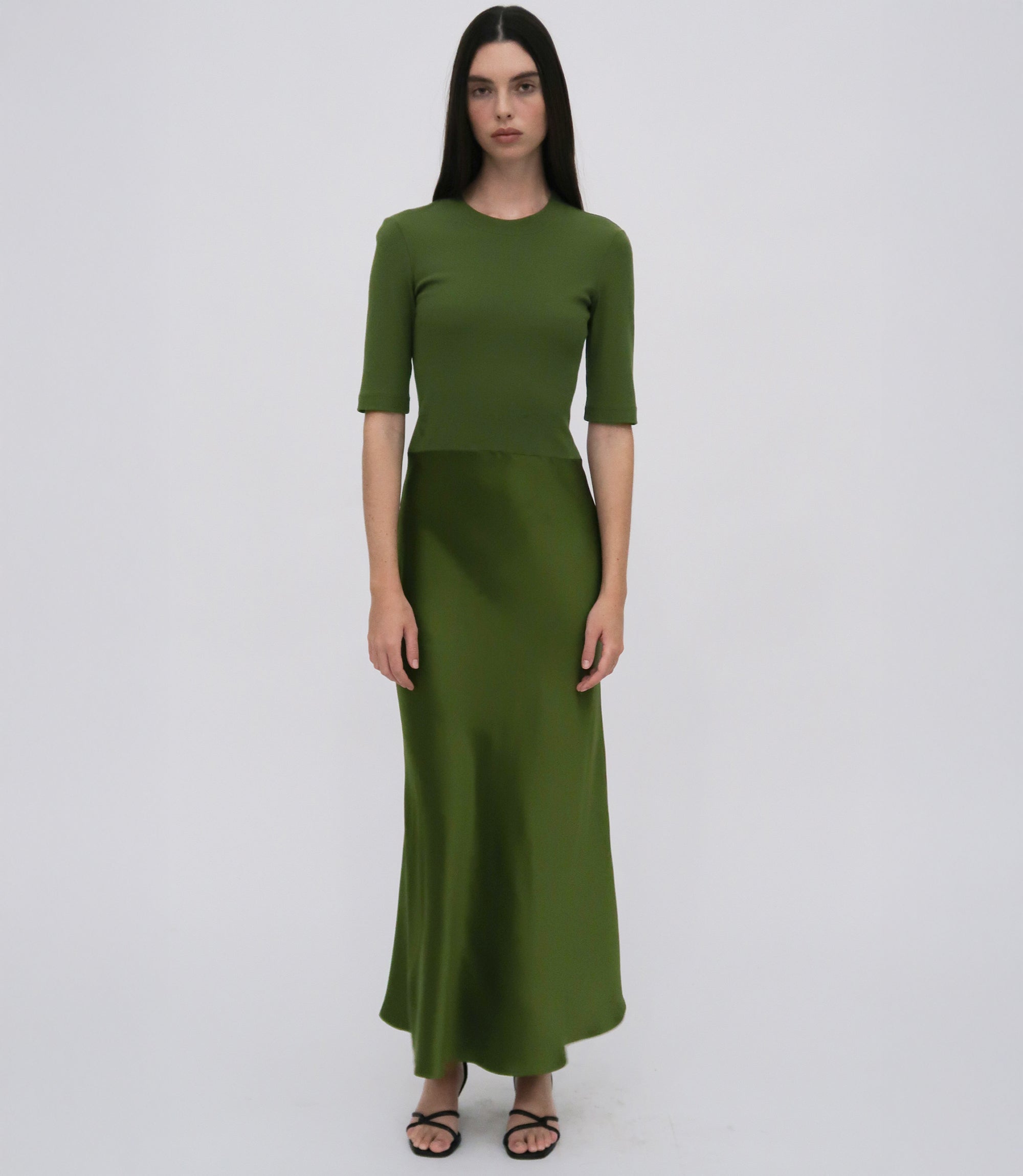 COMBO T-SHIRT DRESS Rosetta Getty COMBO T-SHIRT DRESS Rosetta Getty