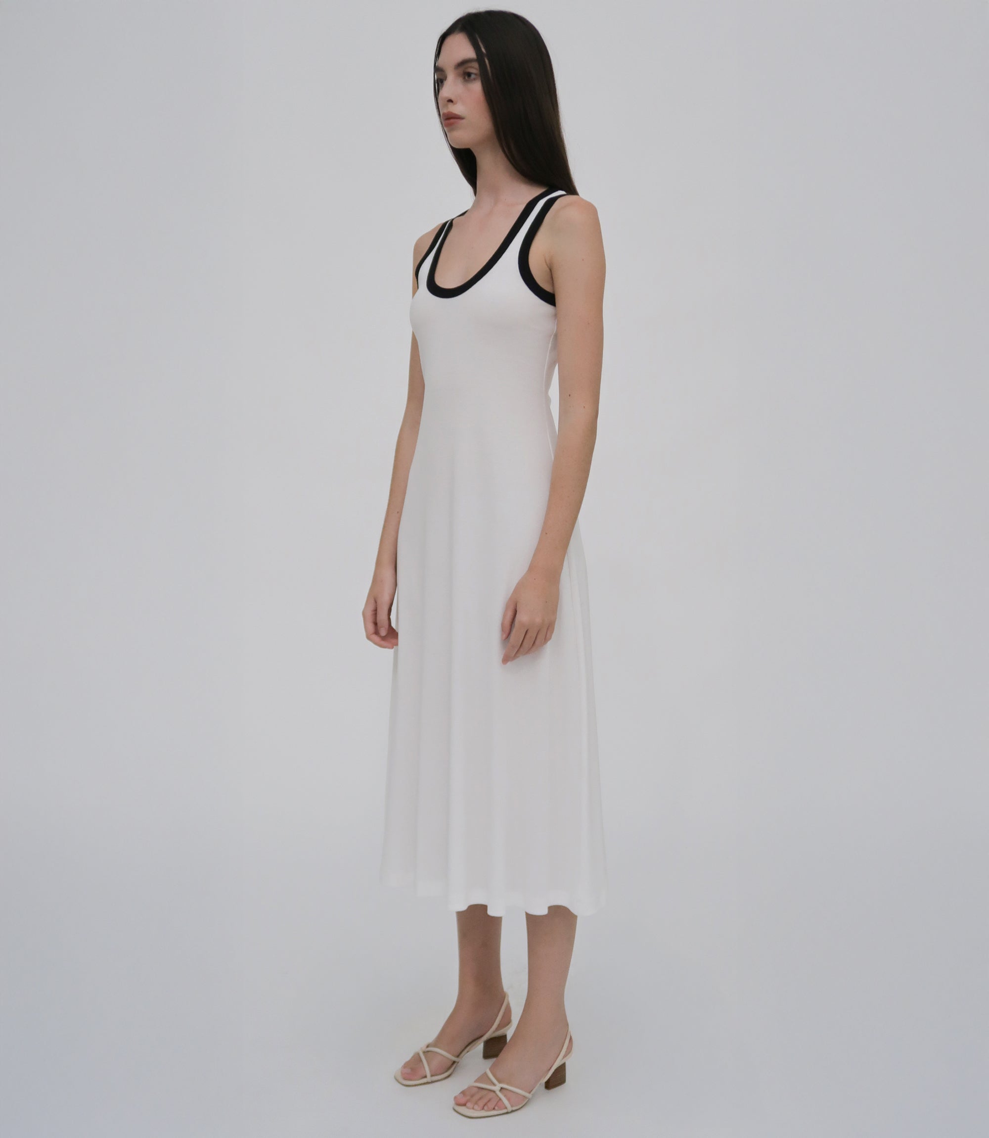 white ribbed tank dress Daily Tank Dress Ribbed Baby Yellow