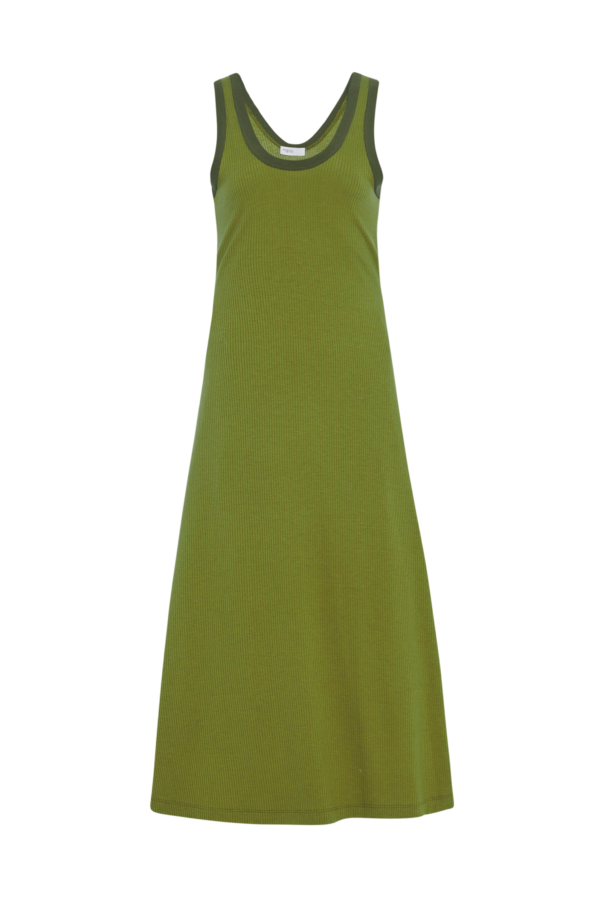 Contrast RIB TANK Dress S / LEAF Contrast RIB TANK Dress S / LEAF