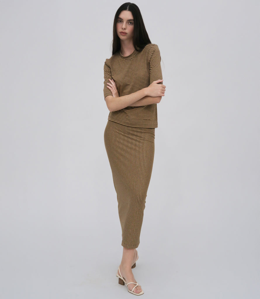 TUBE SKIRT - STRIPE JERSEY