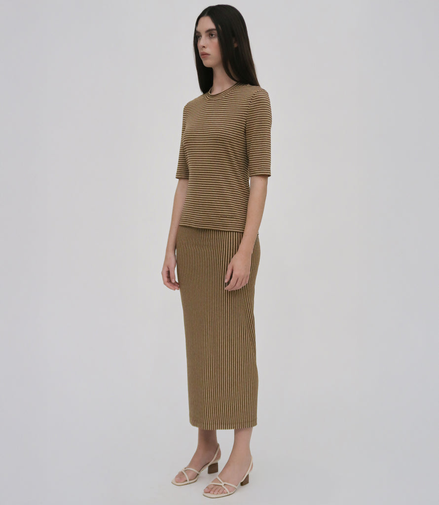 TUBE SKIRT - STRIPE JERSEY