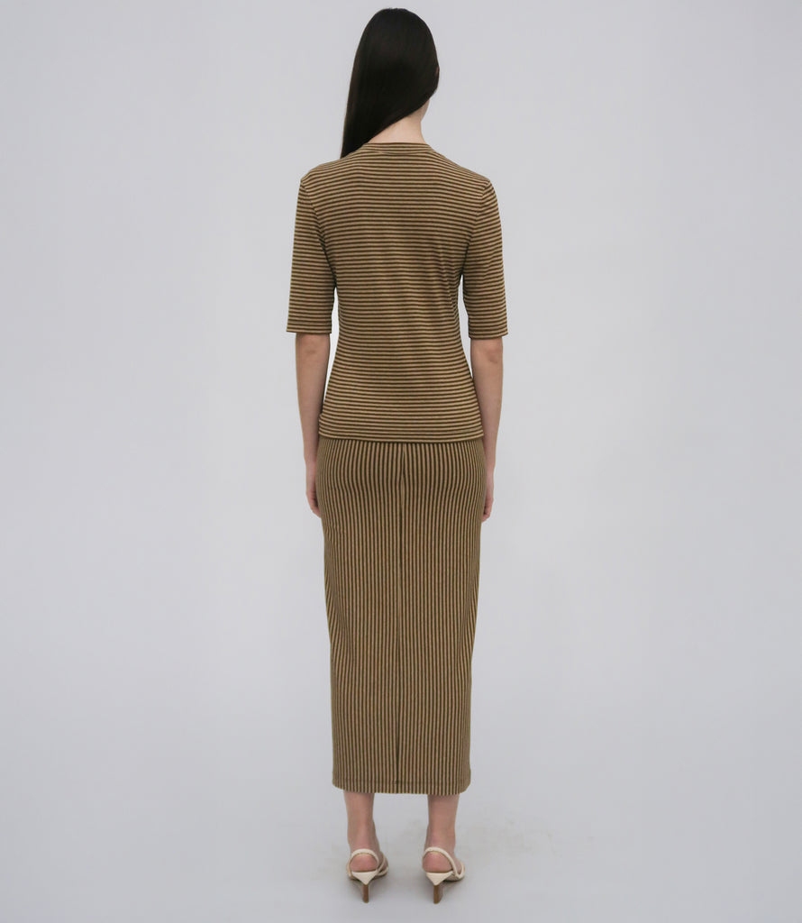 TUBE SKIRT - STRIPE JERSEY