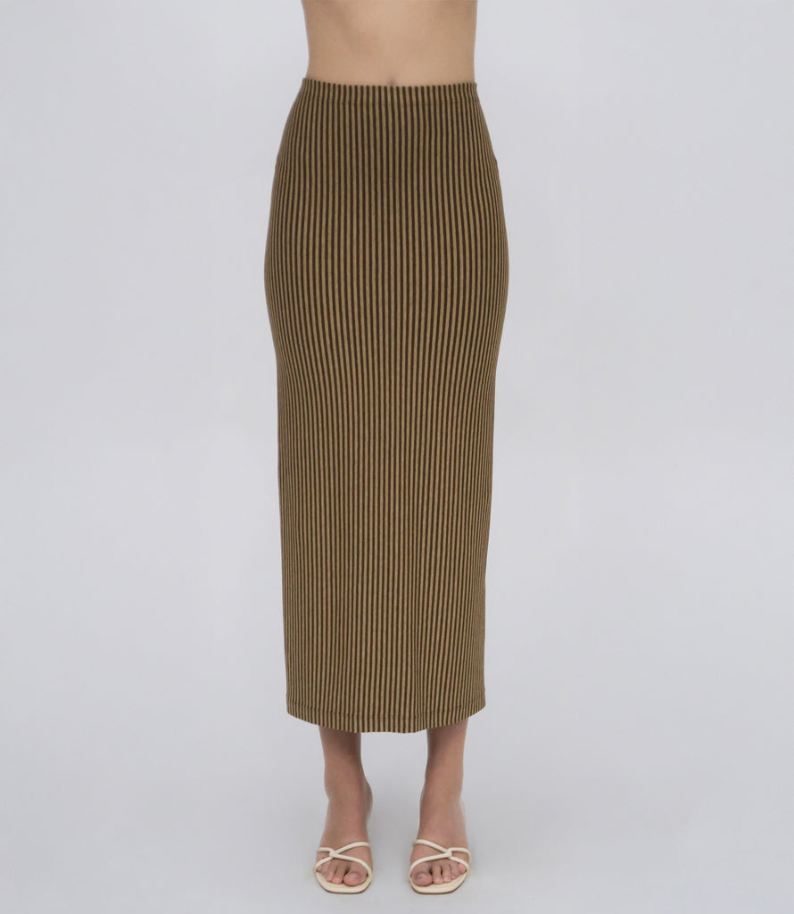 TUBE SKIRT - STRIPE JERSEY
