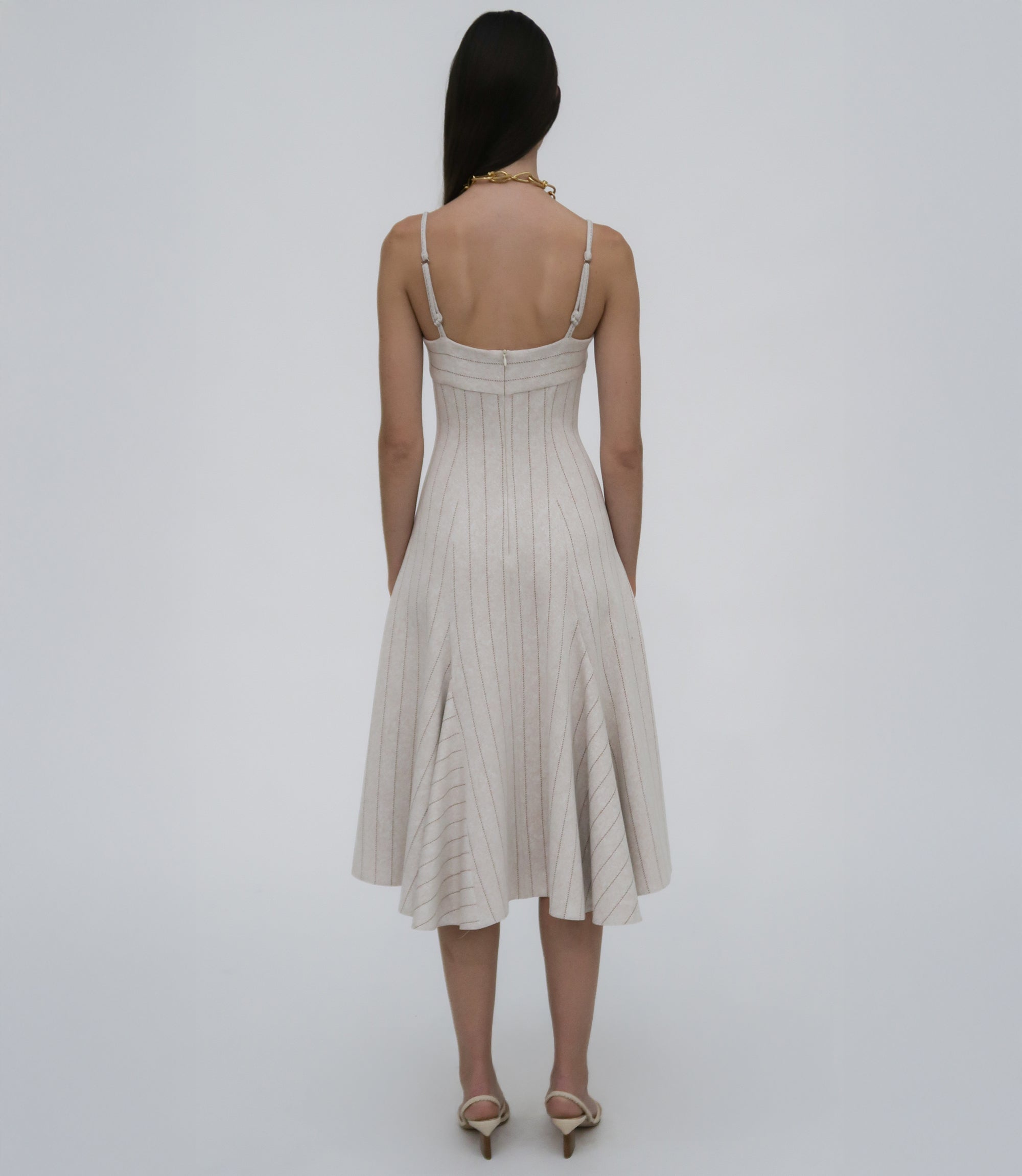 godet dress ELOQUII Women's Black And White Godet Gown, 14 W