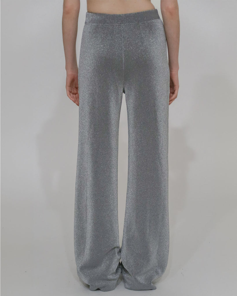 FITTED STRAIGHT PULL-ON PANT - LUREX