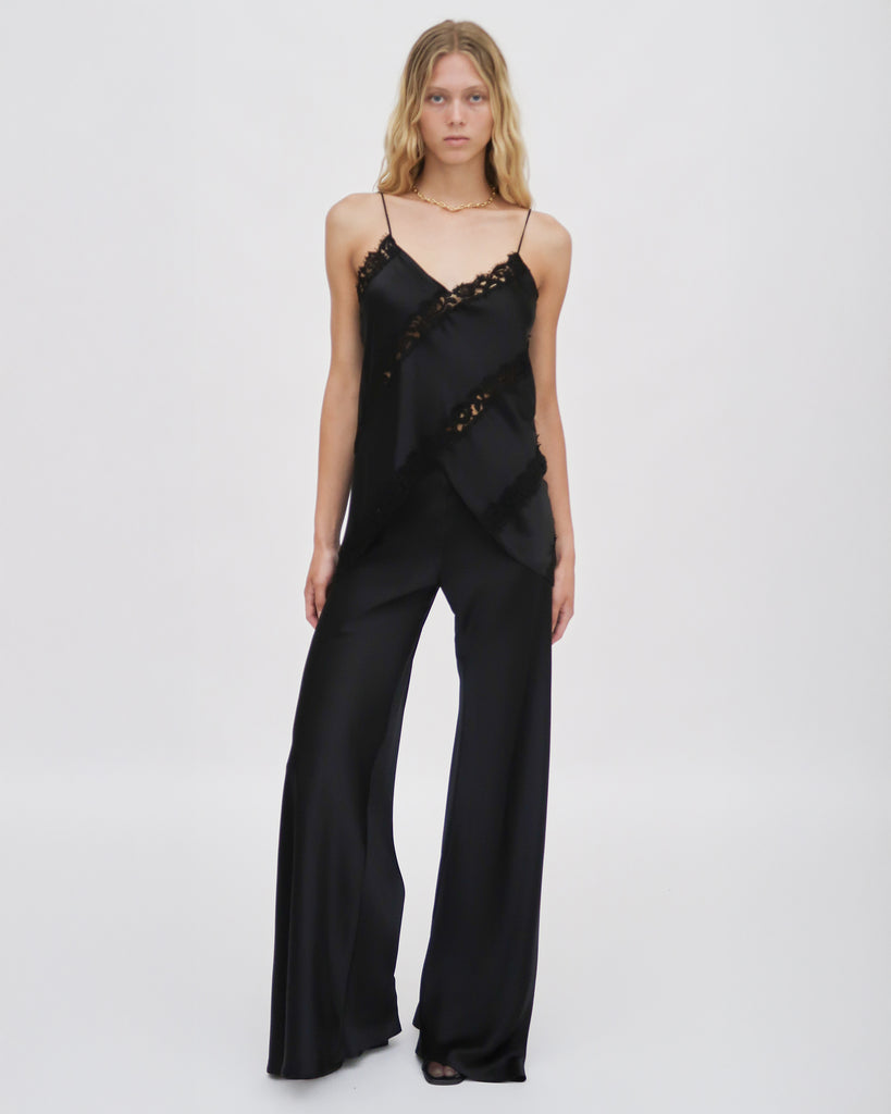 BIAS CUT WIDE LEG PANT