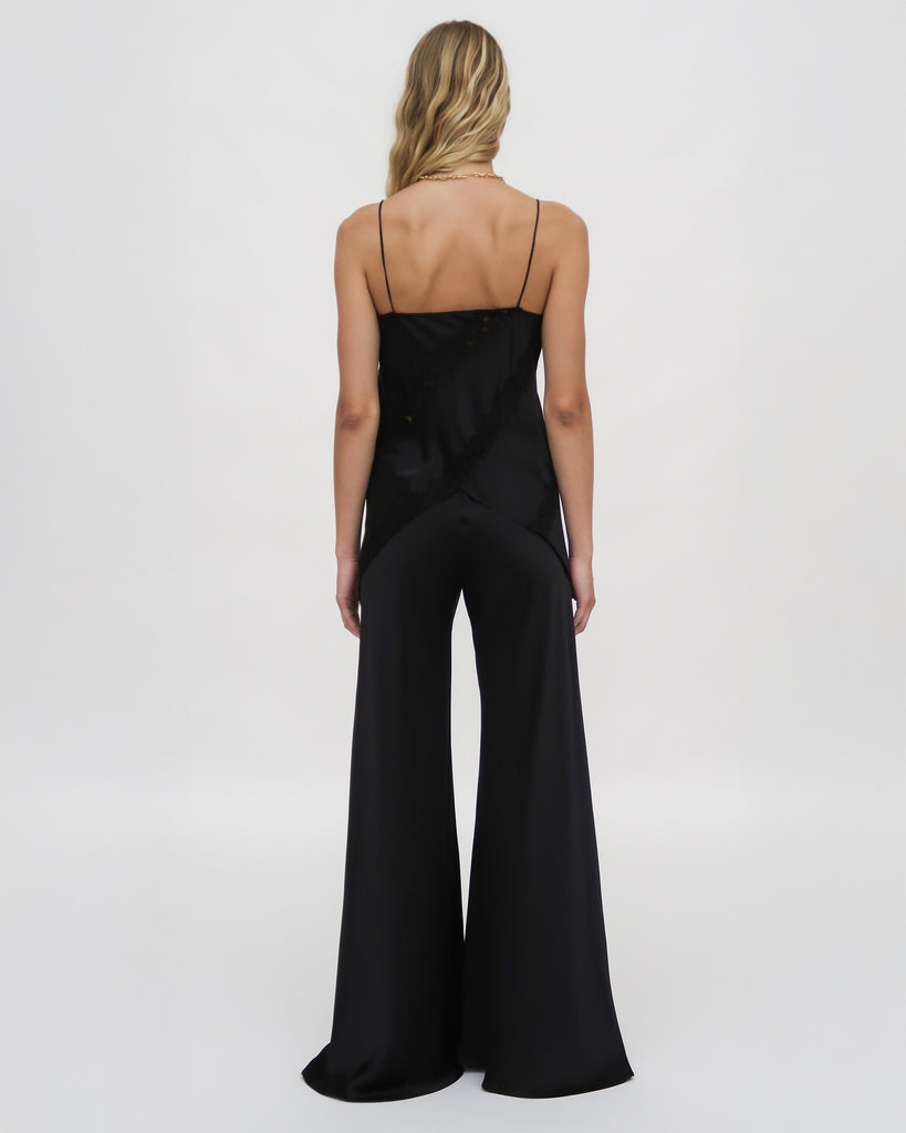 BIAS CUT WIDE LEG PANT