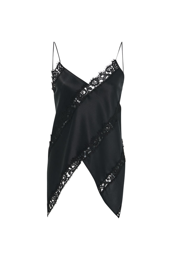 BIAS LACE PANEL CAMISOLE
