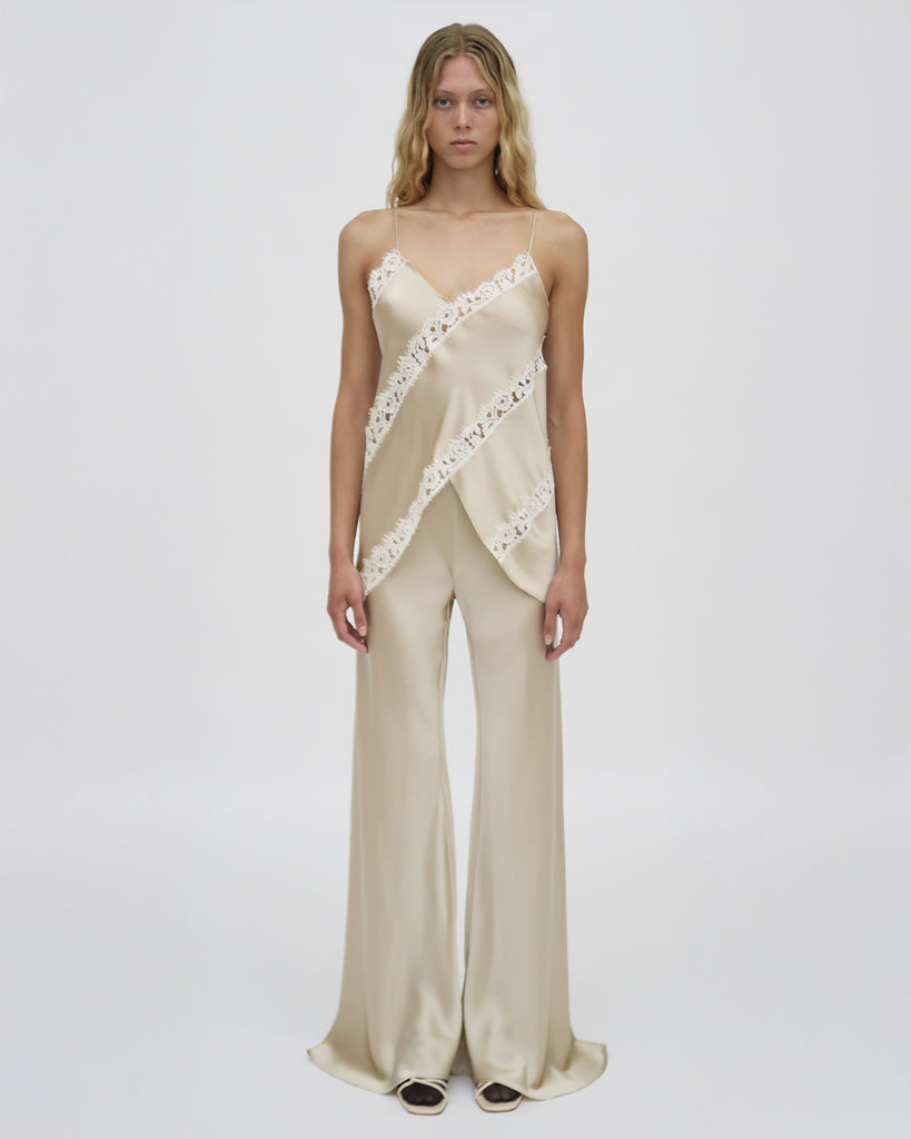 BIAS LACE PANEL CAMISOLE