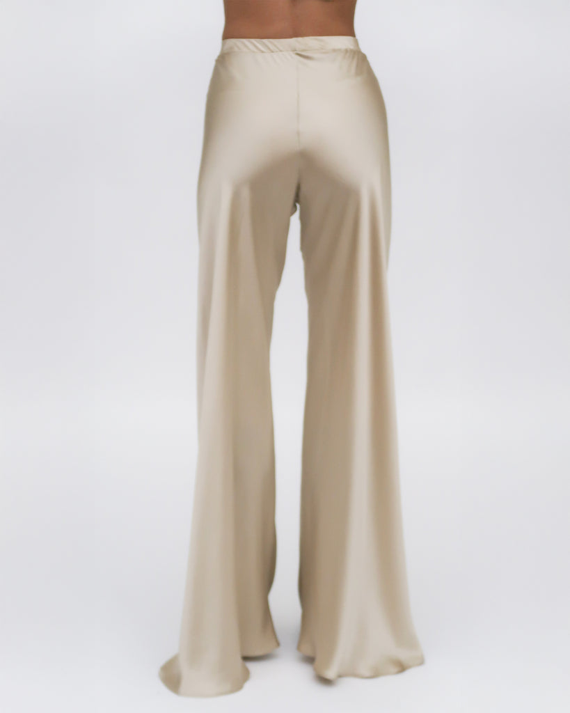 BIAS CUT WIDE LEG PANT