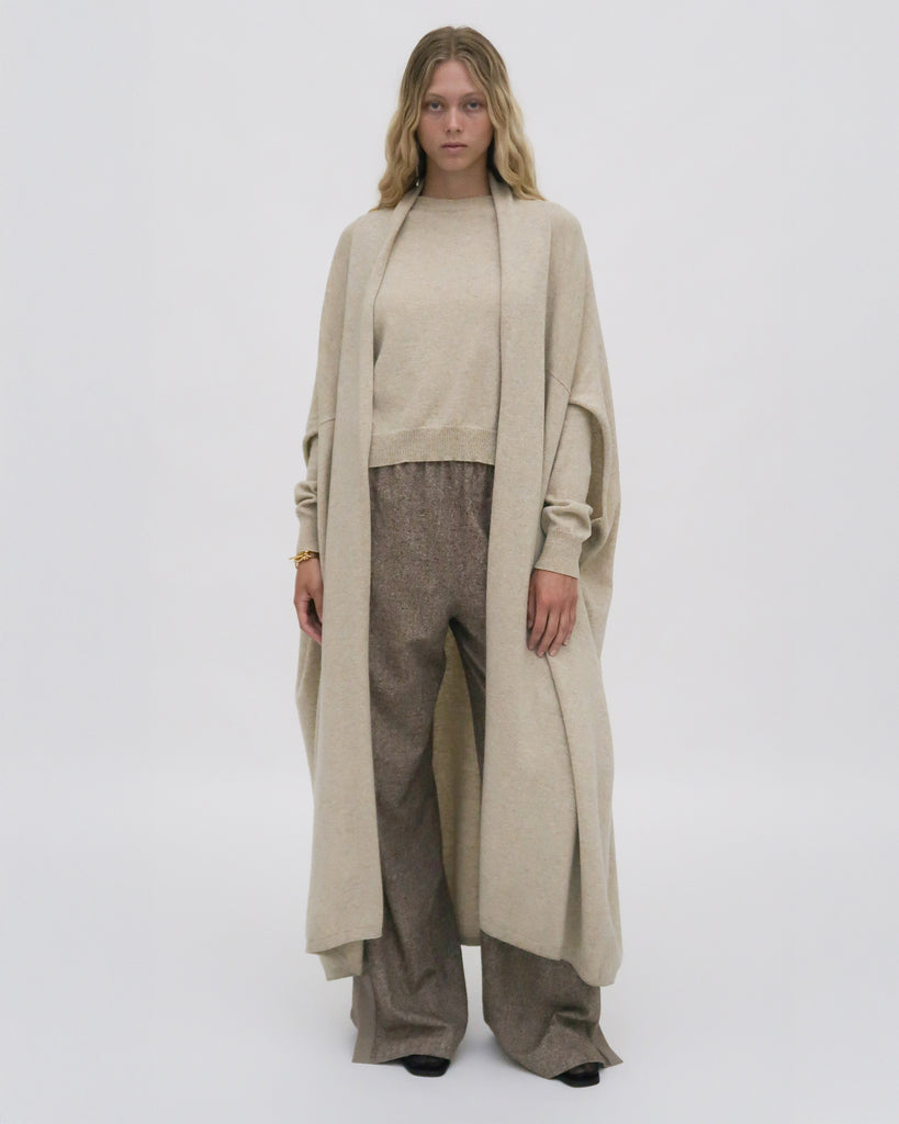 TUXEDO TRACK PANT - TWEED SUITING