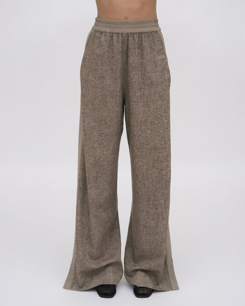 TUXEDO TRACK PANT - TWEED SUITING