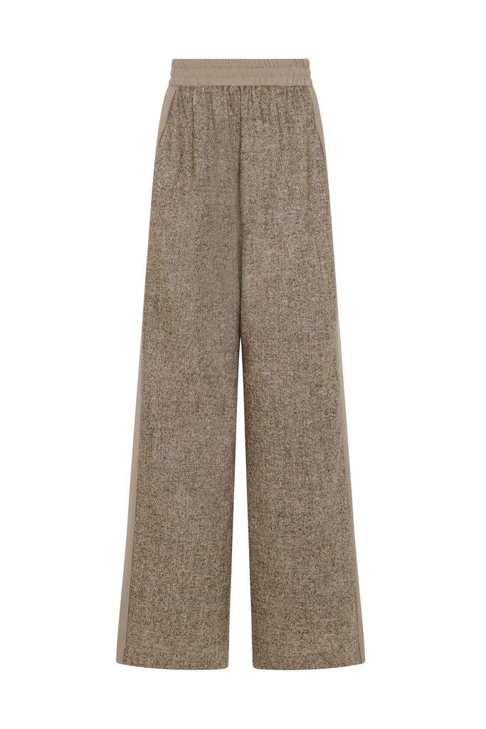 TUXEDO TRACK PANT - TWEED SUITING