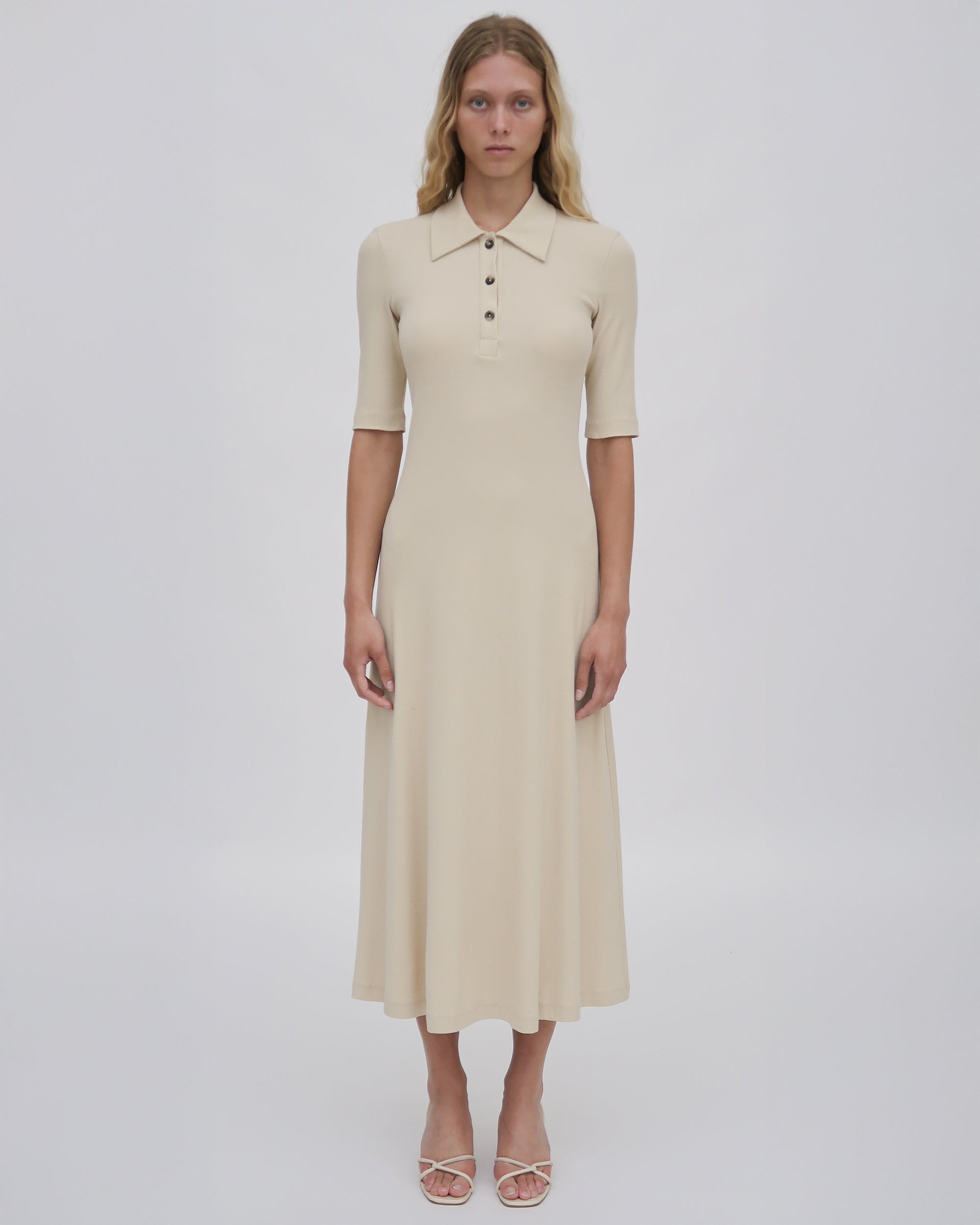 champagne shirt dress Champagne Satin Button Down Shirt Dress
