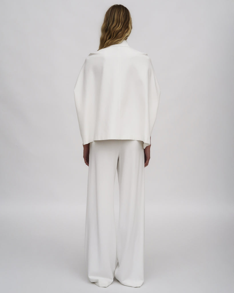 ZIP UP COCOON CAFTAN TOP - SOLID