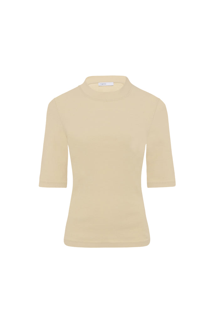 CROPPED SLEEVE T-SHIRT