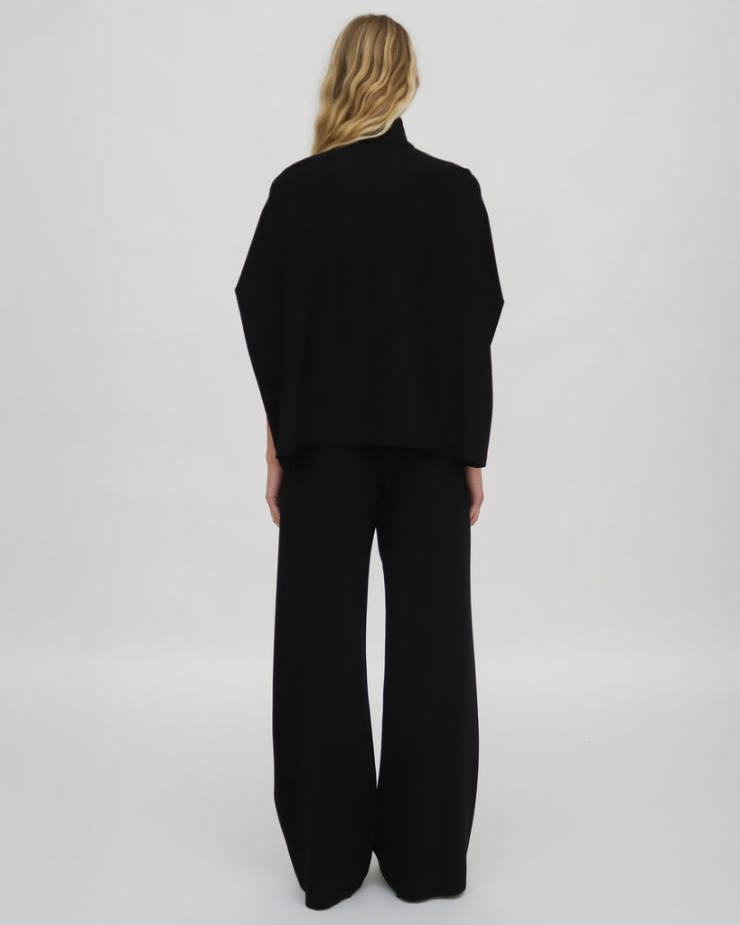 ZIP UP COCOON CAFTAN TOP - SOLID