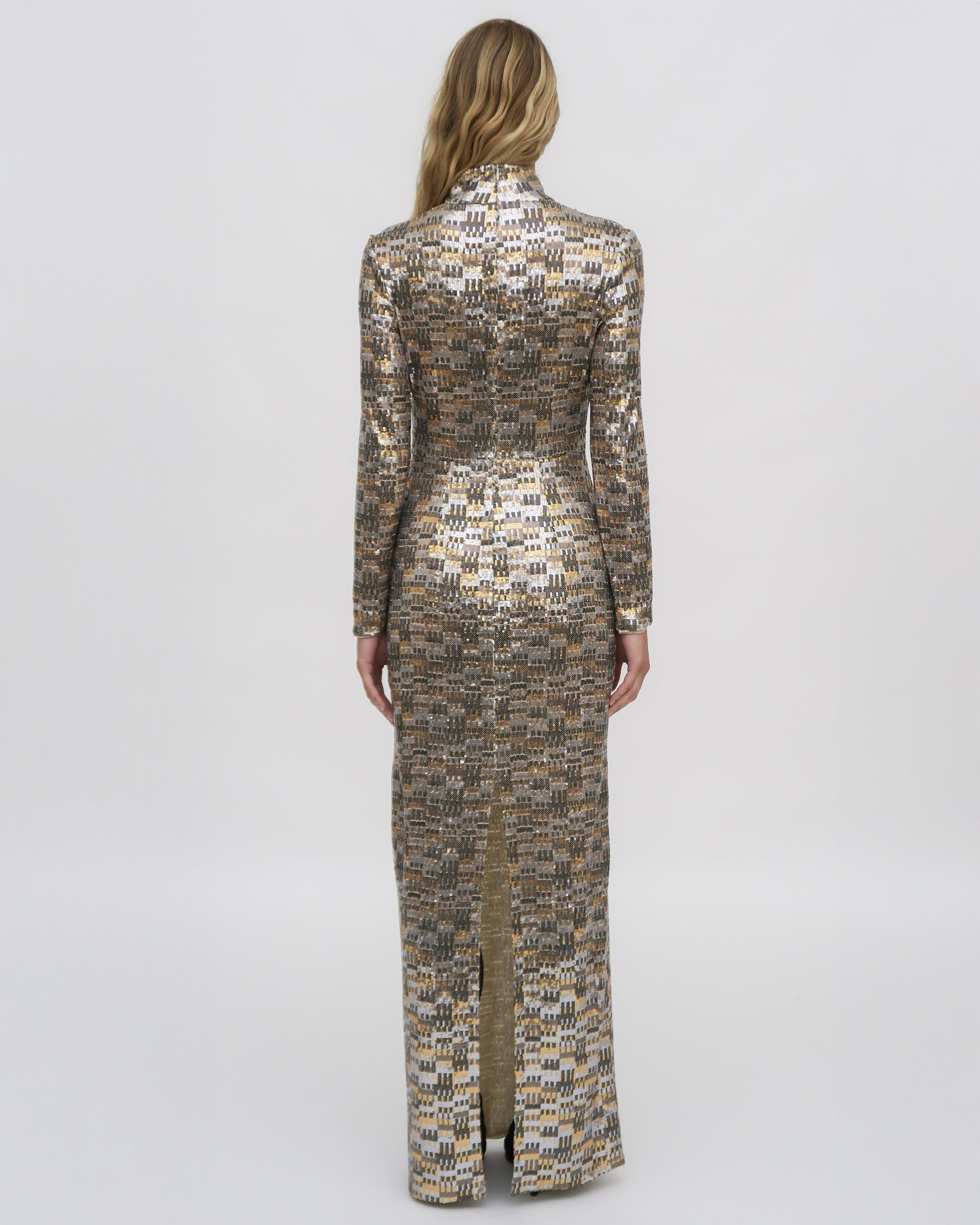 slim fit dress slacks Sofia Long Sleeve Sequin Maxi Dress / White | Meshki slim fit dress slacks Sofia Long Sleeve Sequin Maxi Dress / White | Meshki