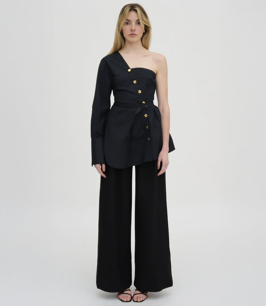 ASYMMETRIC ONE SHOULDER SHIRT