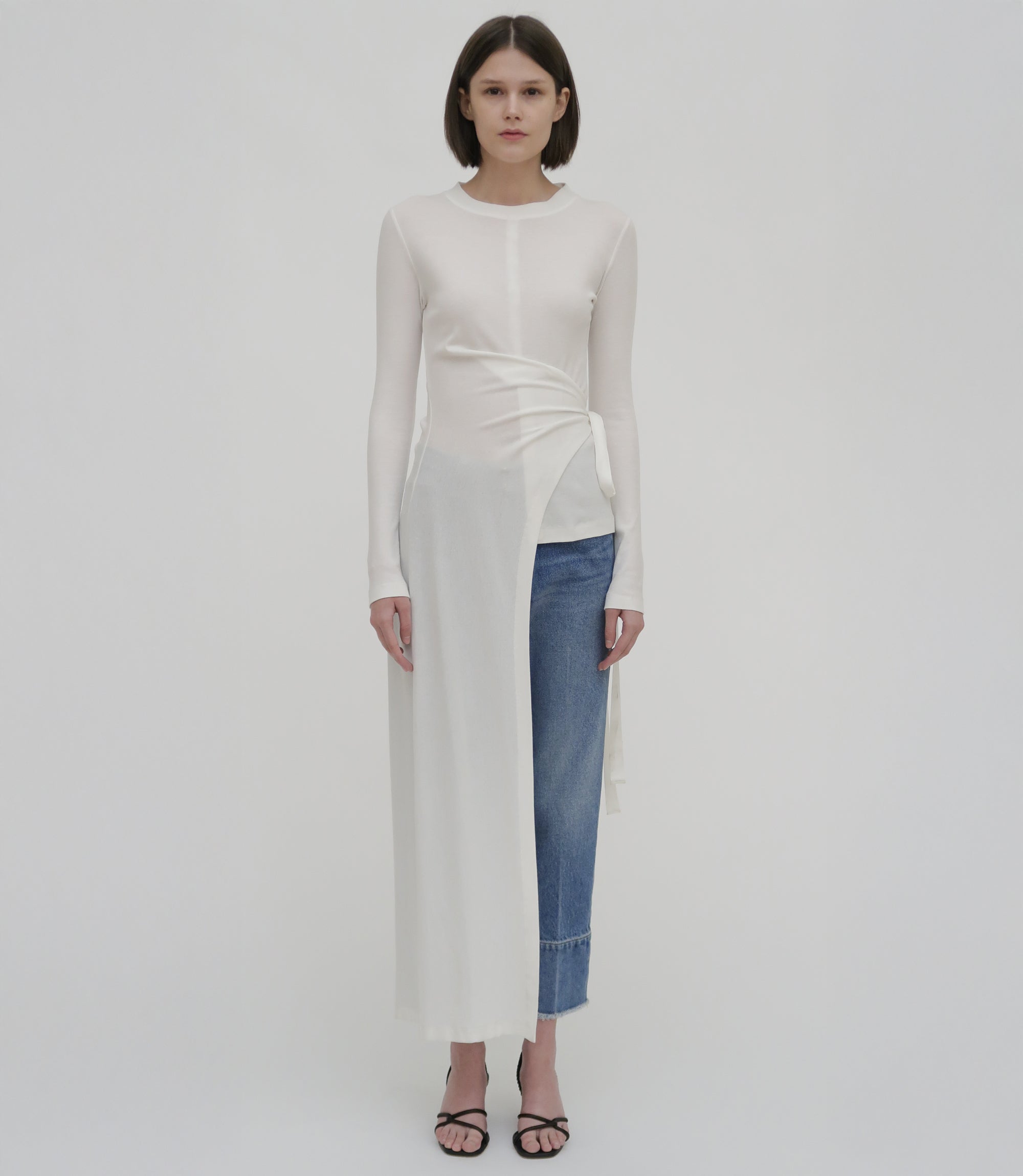 Long Sleeve Split Apron T-Shirt – Rosetta Getty