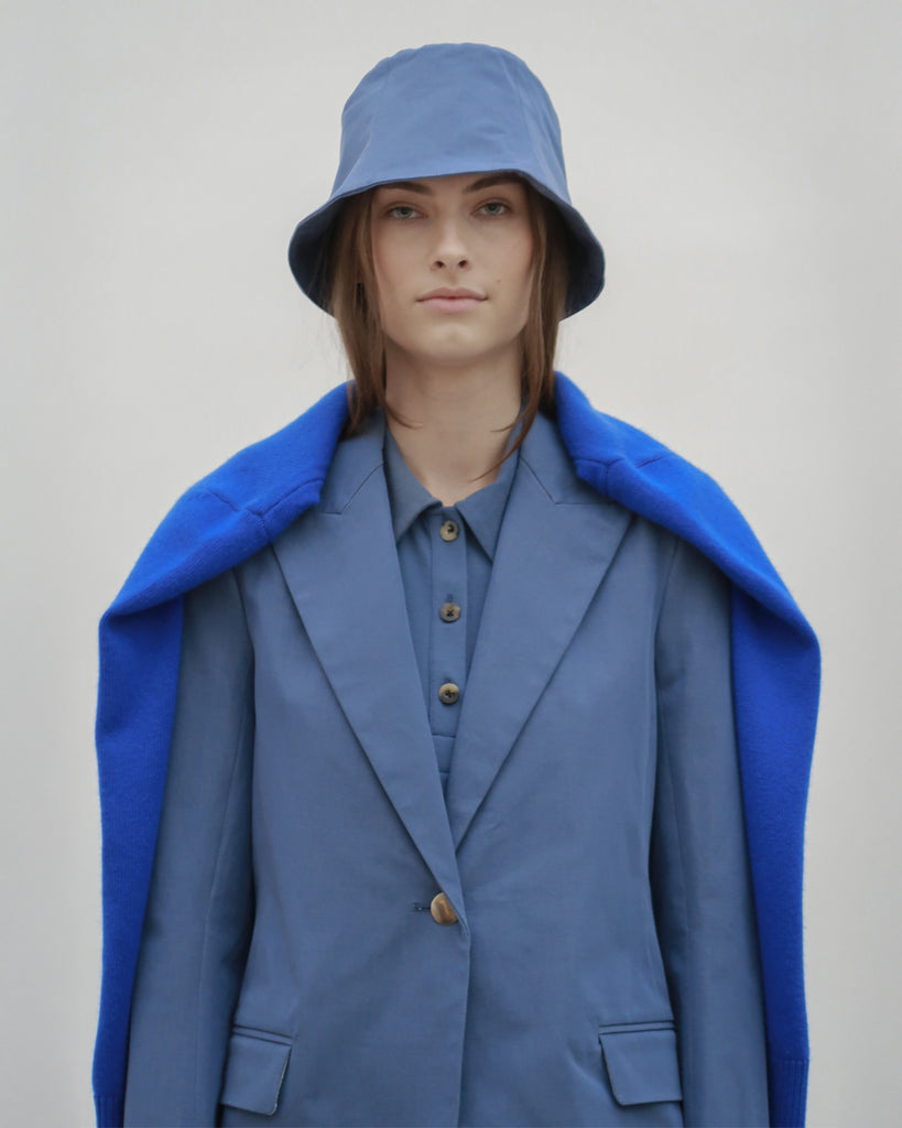 PANELED BUCKET HAT - STRETCH TWILL