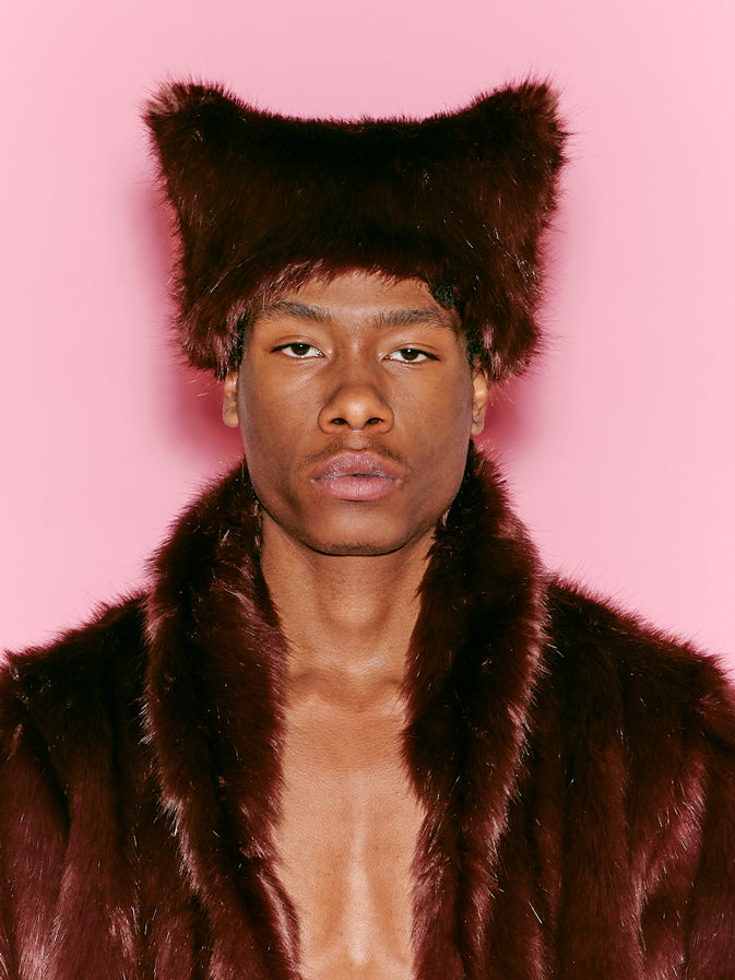 VIOLET GETTY - UNISEX FAUX FUR HAT – Rosetta Getty