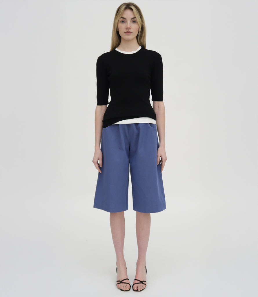 YOKE BERMUDA SHORT - STRETCH TWILL