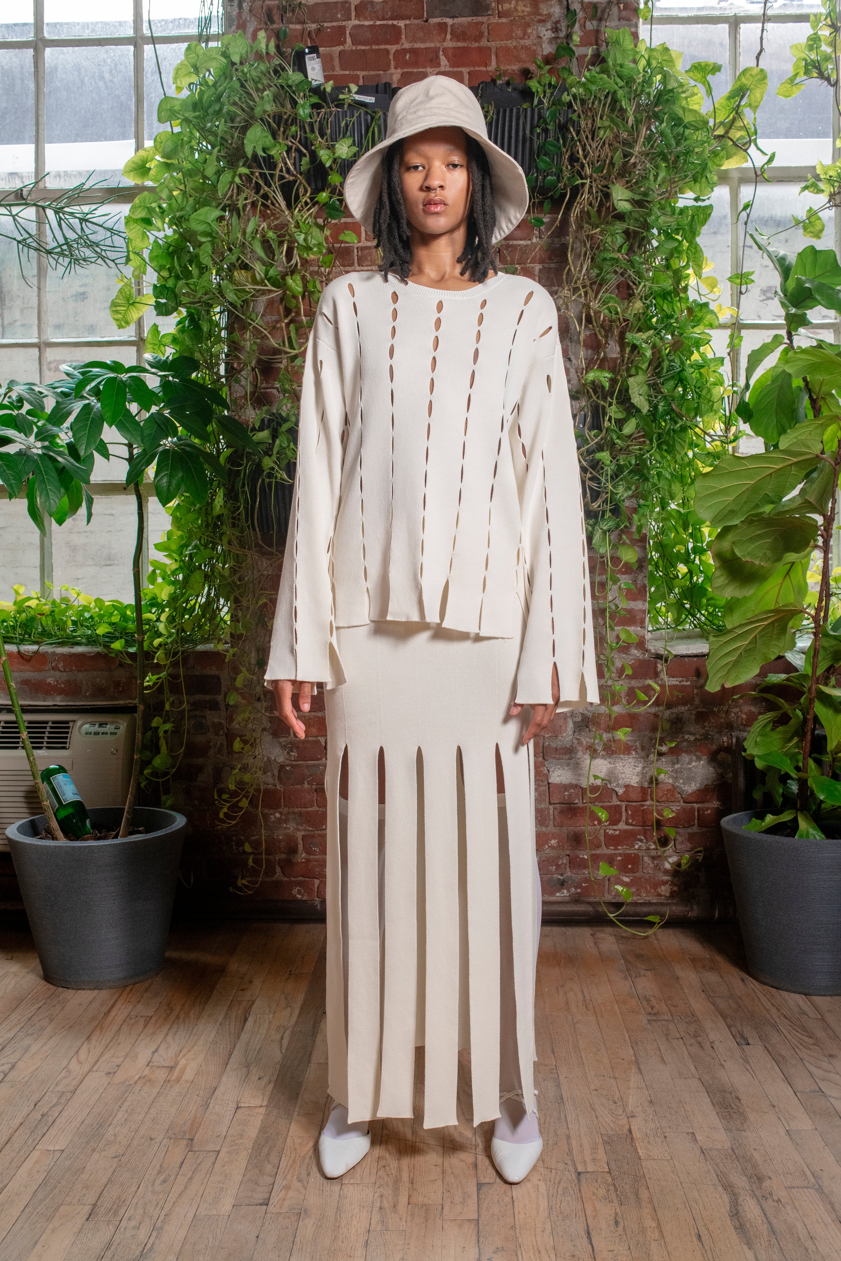 SLASH PANEL SKIRT – Rosetta Getty