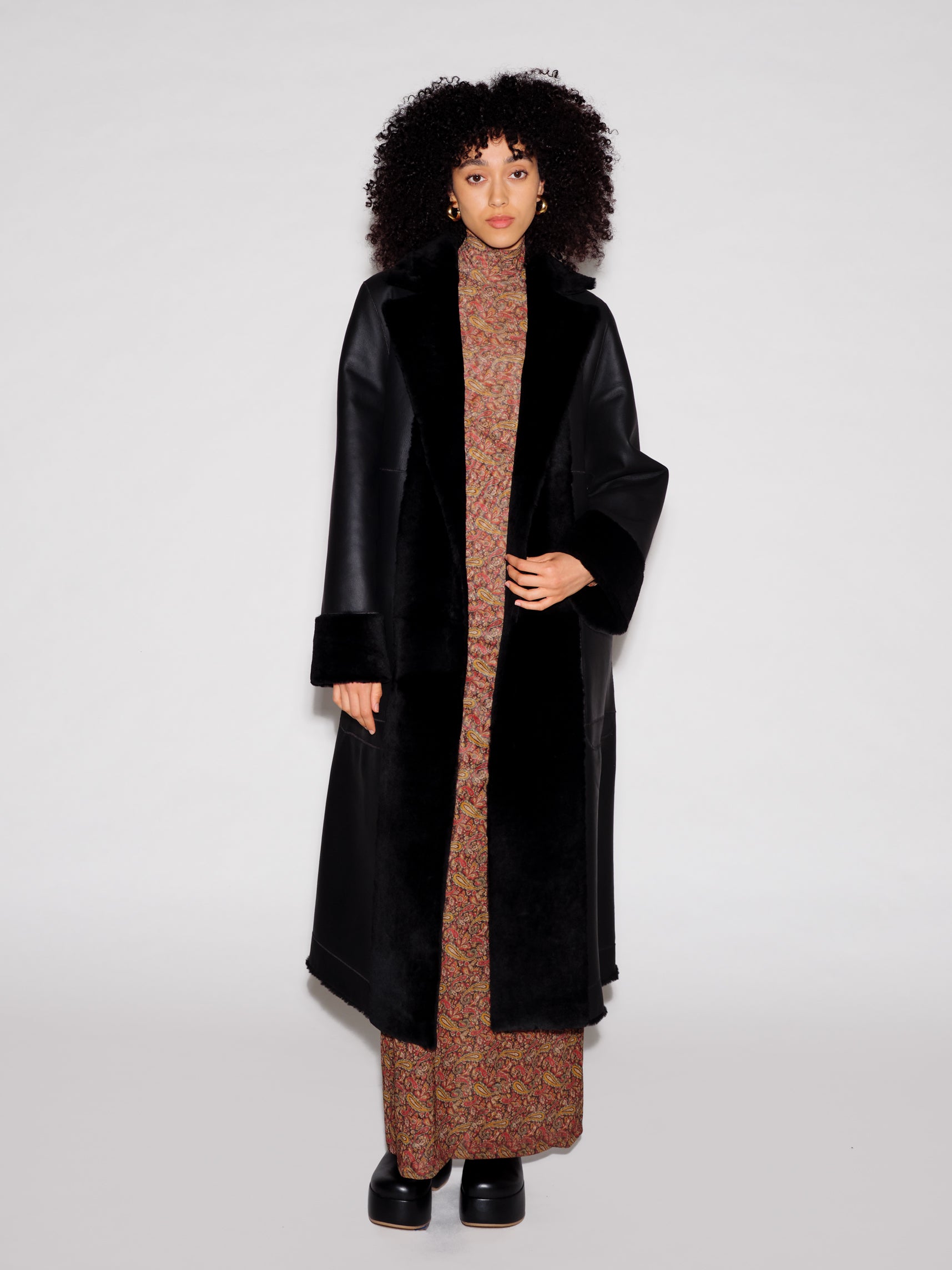 Rosetta maxi coat Clearance