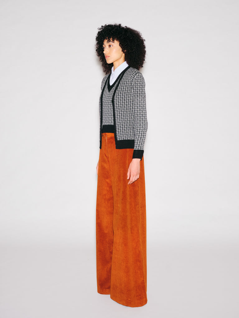 PATTERNED CARDIGAN
