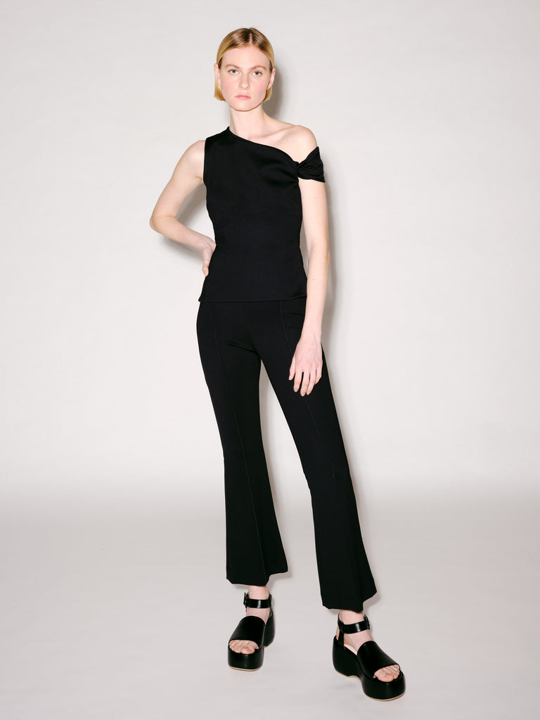 Scuba Cropped Flare Pull On Pant