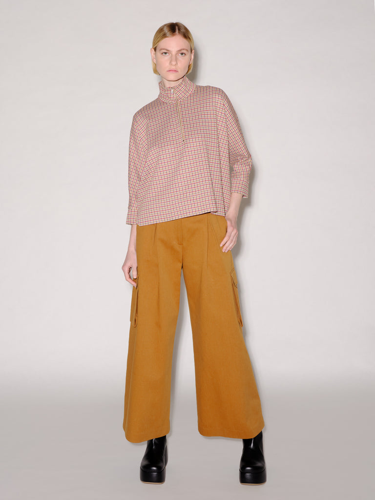Pleated Cargo Pant