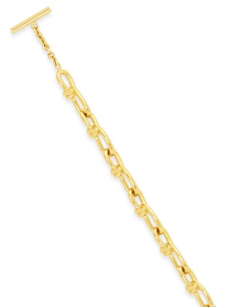 Small Twist Chain Bracelet
