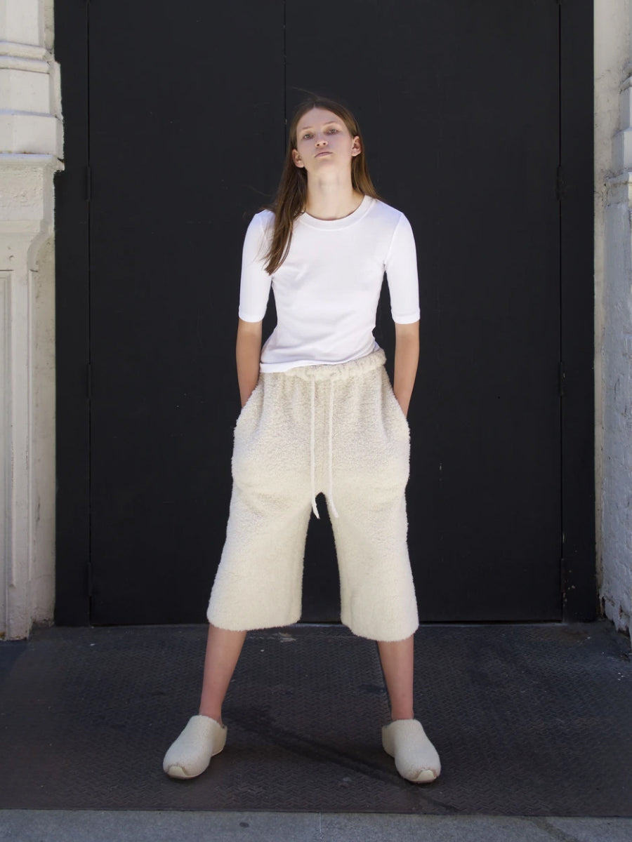 Cropped Sleeve T-Shirt – Rosetta Getty